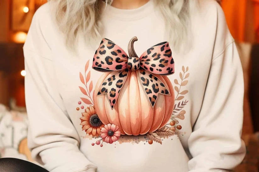 Pumpkin Bow Sweater