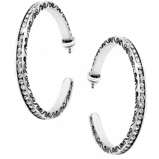 SECRET OF LOVE HOOP EARRINGS