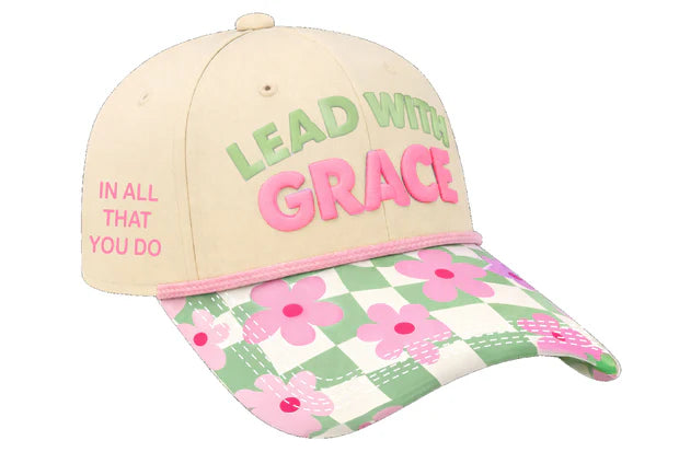 "Lead with grace" trucker hat