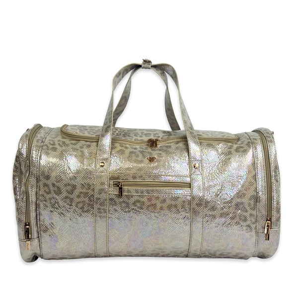 Signature vip duffle bag-glimmer leopard