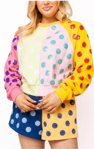 Multi Colorblock Sweatshirt