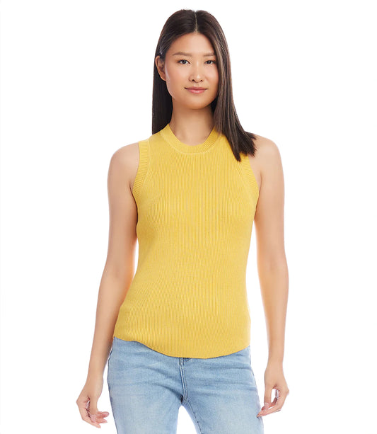 Ribbed Sleeveless Sweater