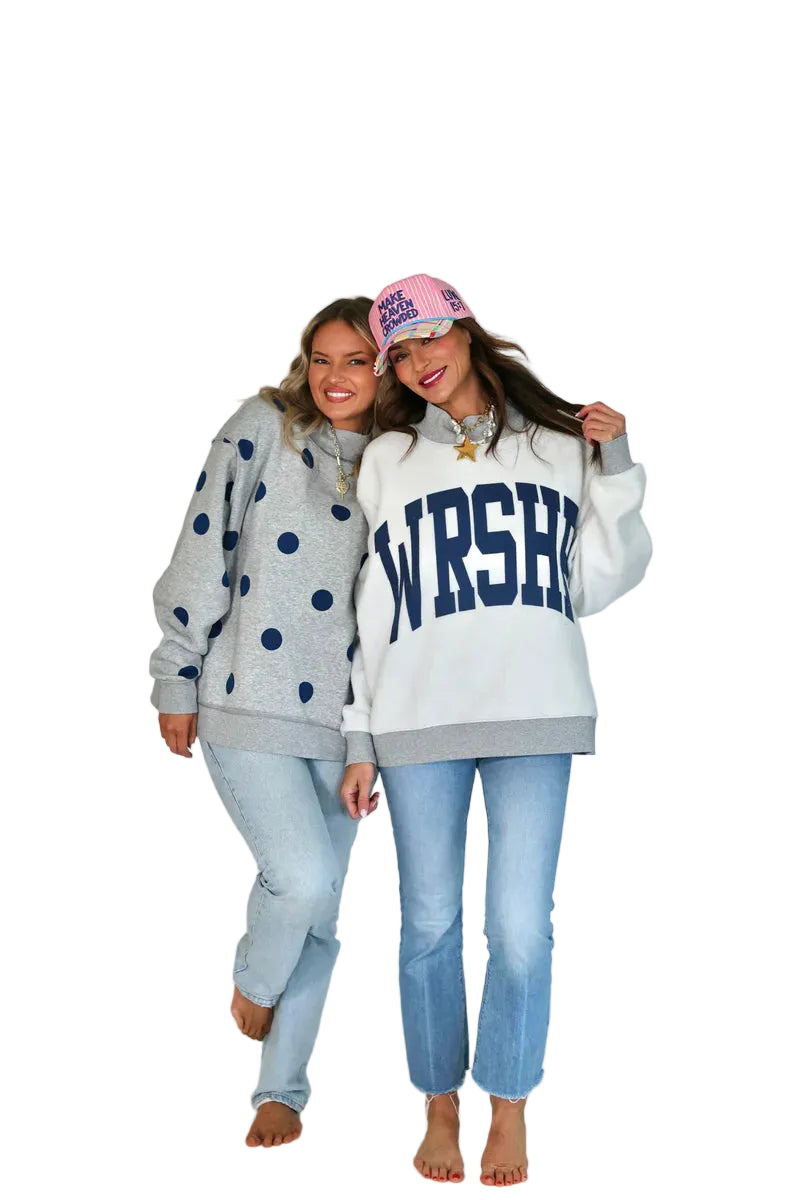 2-Sided Mock Sweatshirt