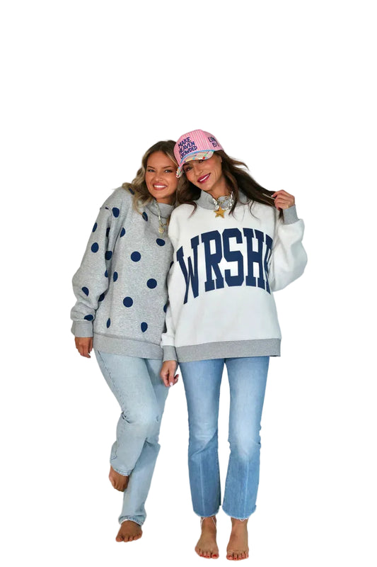 2-Sided Mock Sweatshirt