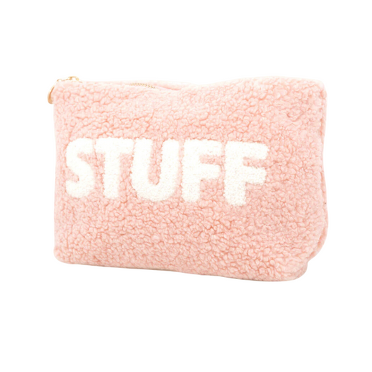 STUFF TEDDY POUCH BLUSH