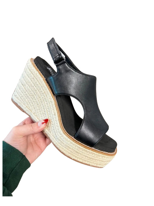 FREDDIE BLACK WEDGES