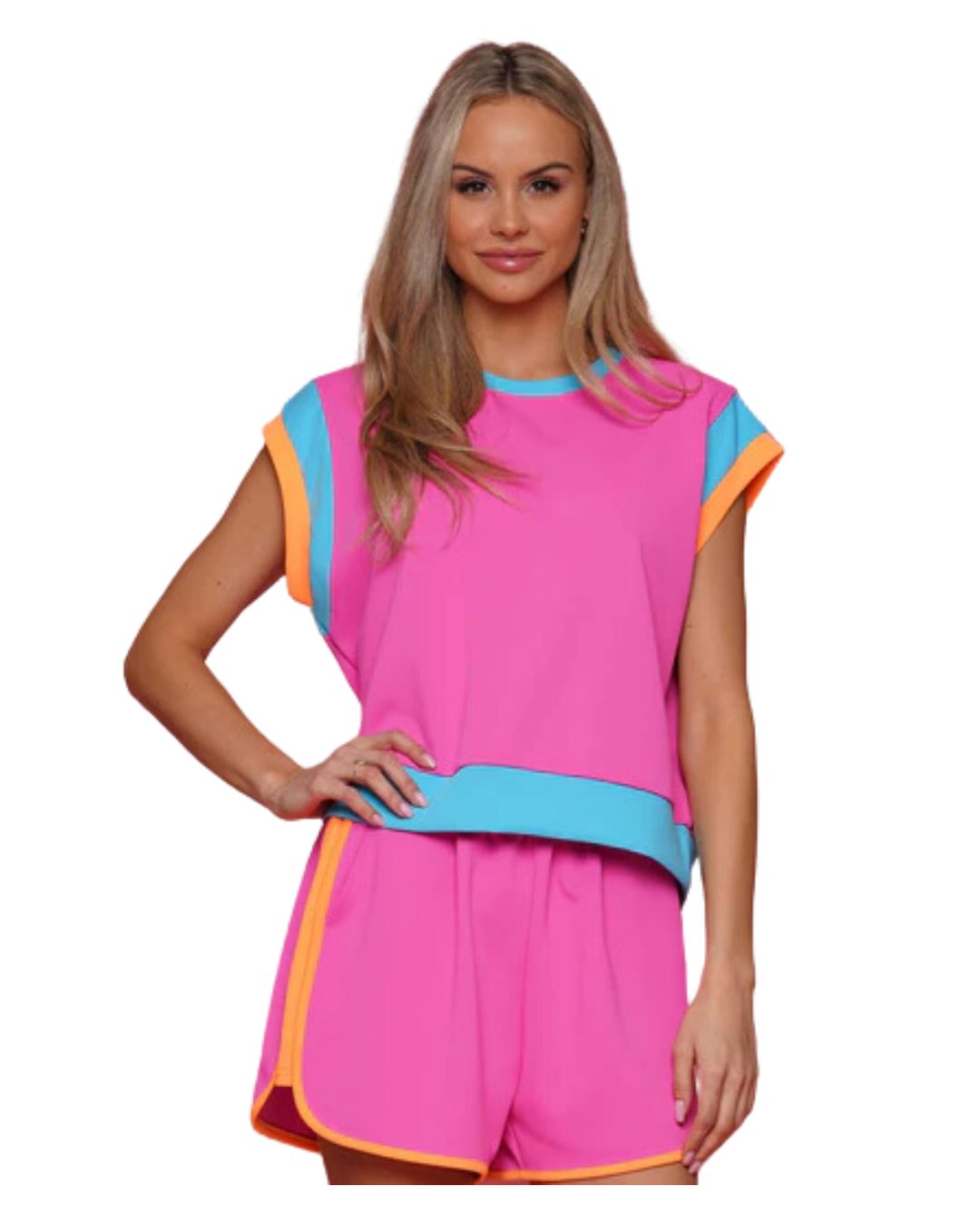 Color Block Althetic Skirt