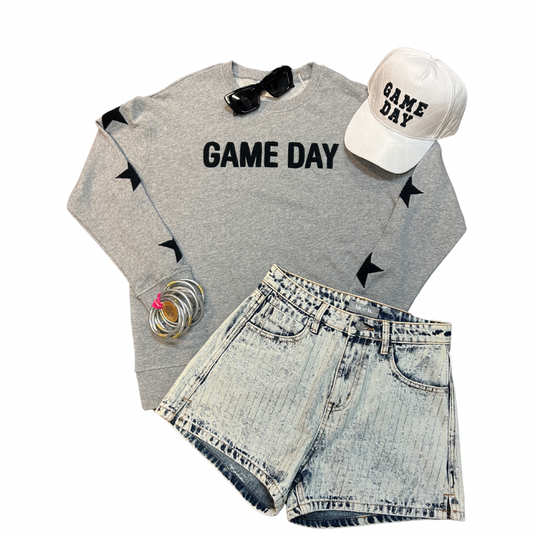 GREY GAMEDAY SWEATSHIRT