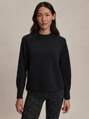Zosia Crew Neck Midlayer -  Black