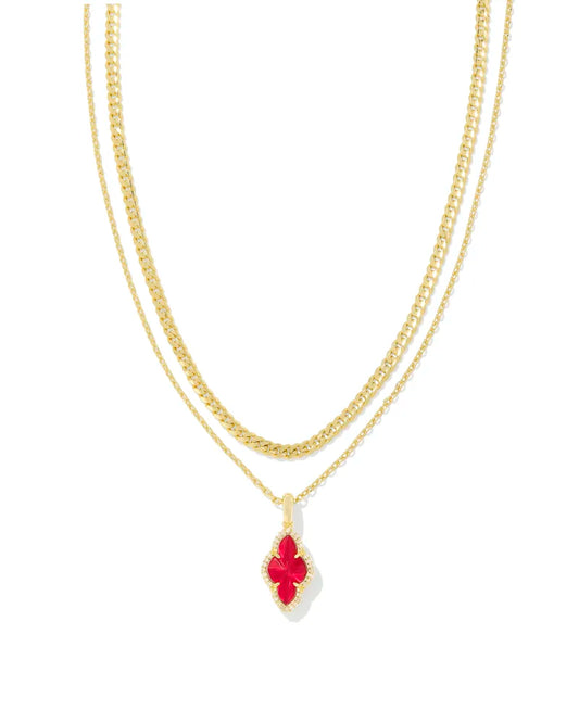 Abbie Pave Gold Necklace