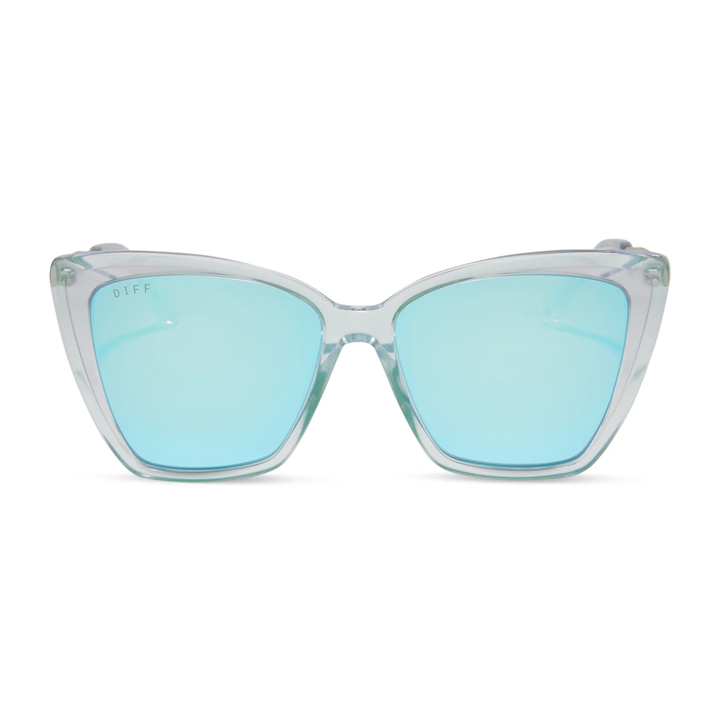 Becky II Opalescent Turquoise + Turq Ice Mirror