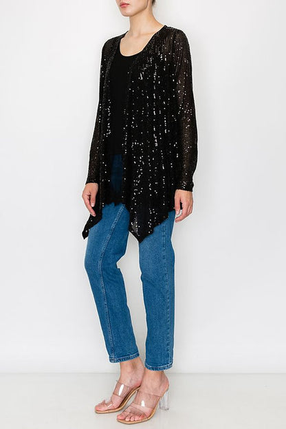 Sequin Cardigan