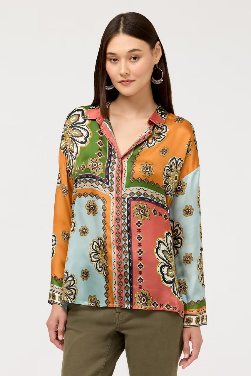 The Audrey Button Up Shirt With Hidden