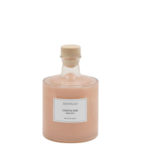 CHARCOAL ROSE BUBBLE BATH 8 FL OZ