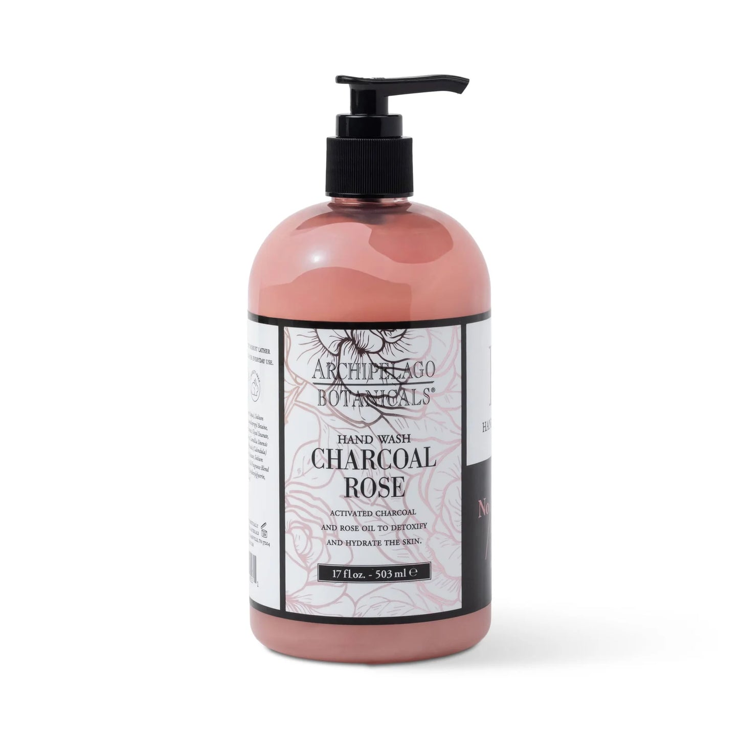 17 OZ CHARCOAL ROSE HAND WASH