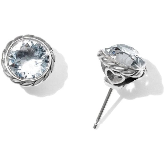 Crystal Iris Stud Earring