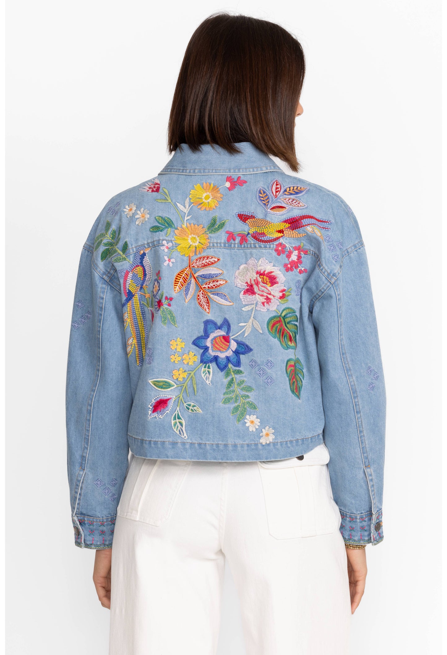 Crooped Denim Jacket - Jeanette