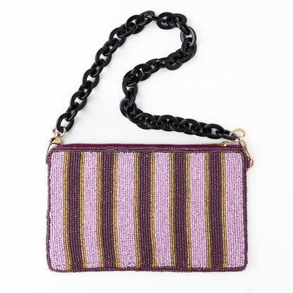 Elenor embroidered tiger bag