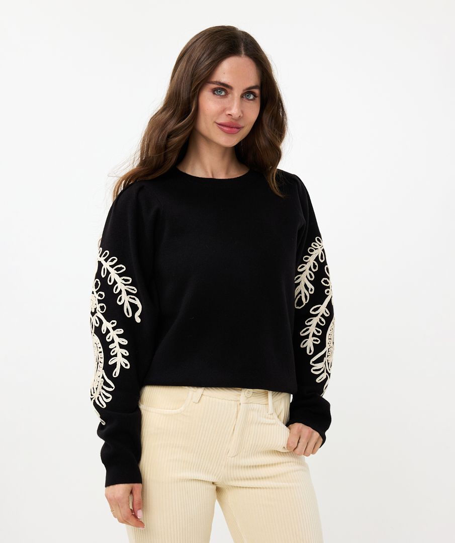 Sweater Top Embroidery