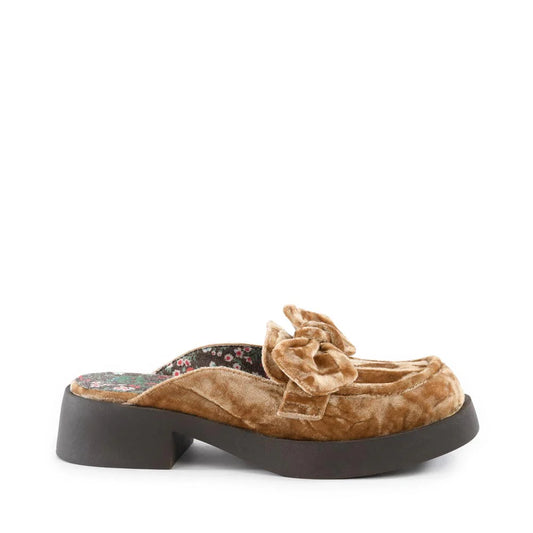 FLOWER VELVET SHOES