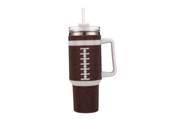 Bling Tumbler w Handle 40oz