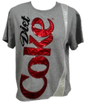 Grey Diet Coke Logo Tee