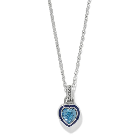 Halo Gemma Petite Heart Necklace