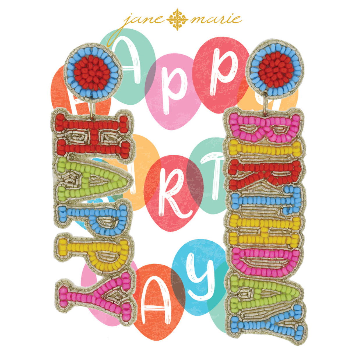Happy Birthday Earrings