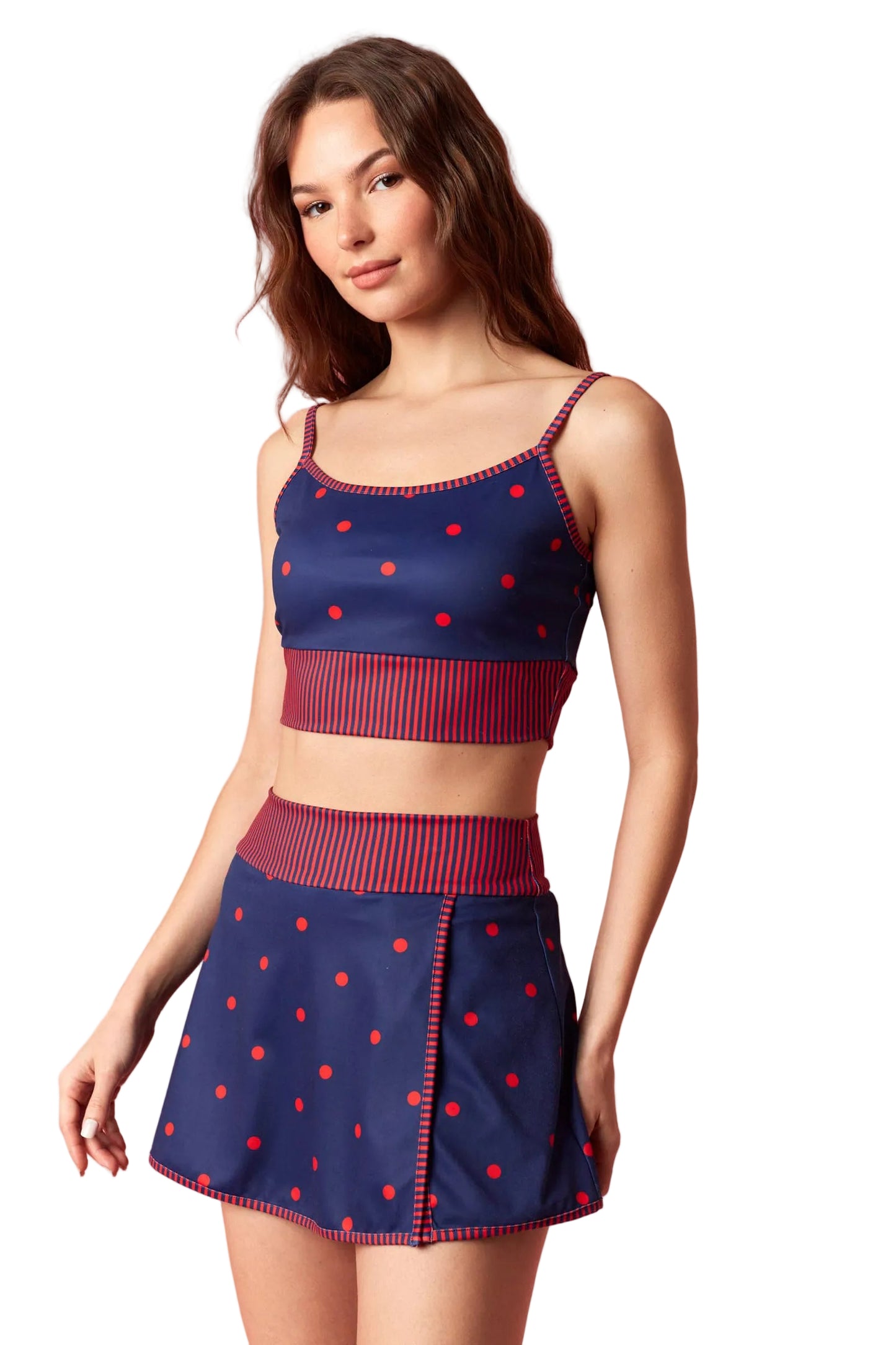 POLKA DOT SKORT SET