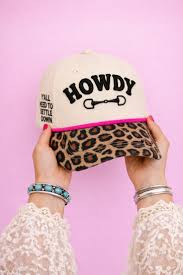 "Howdy" patch work hat