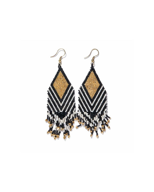 DOTTIE DIAMOND BEADED EARRING