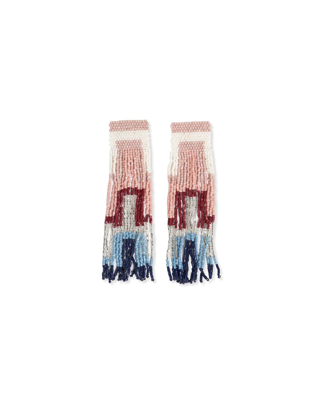 BELLE GEO SHAPES BEADED FRINGE