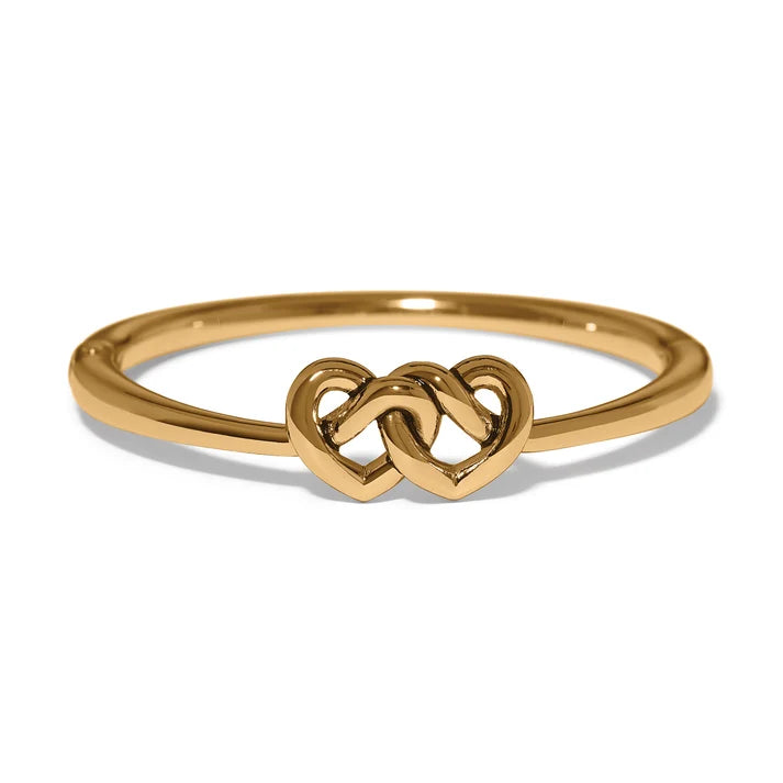 Interlok Linked Hearts Hinged Bangle