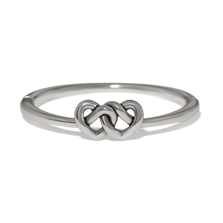 Interlok Linked Hearts Hinged Bangle
