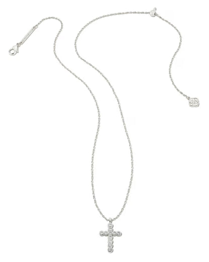 cross crystal necklace