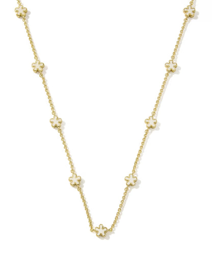 Jane strand flower necklace