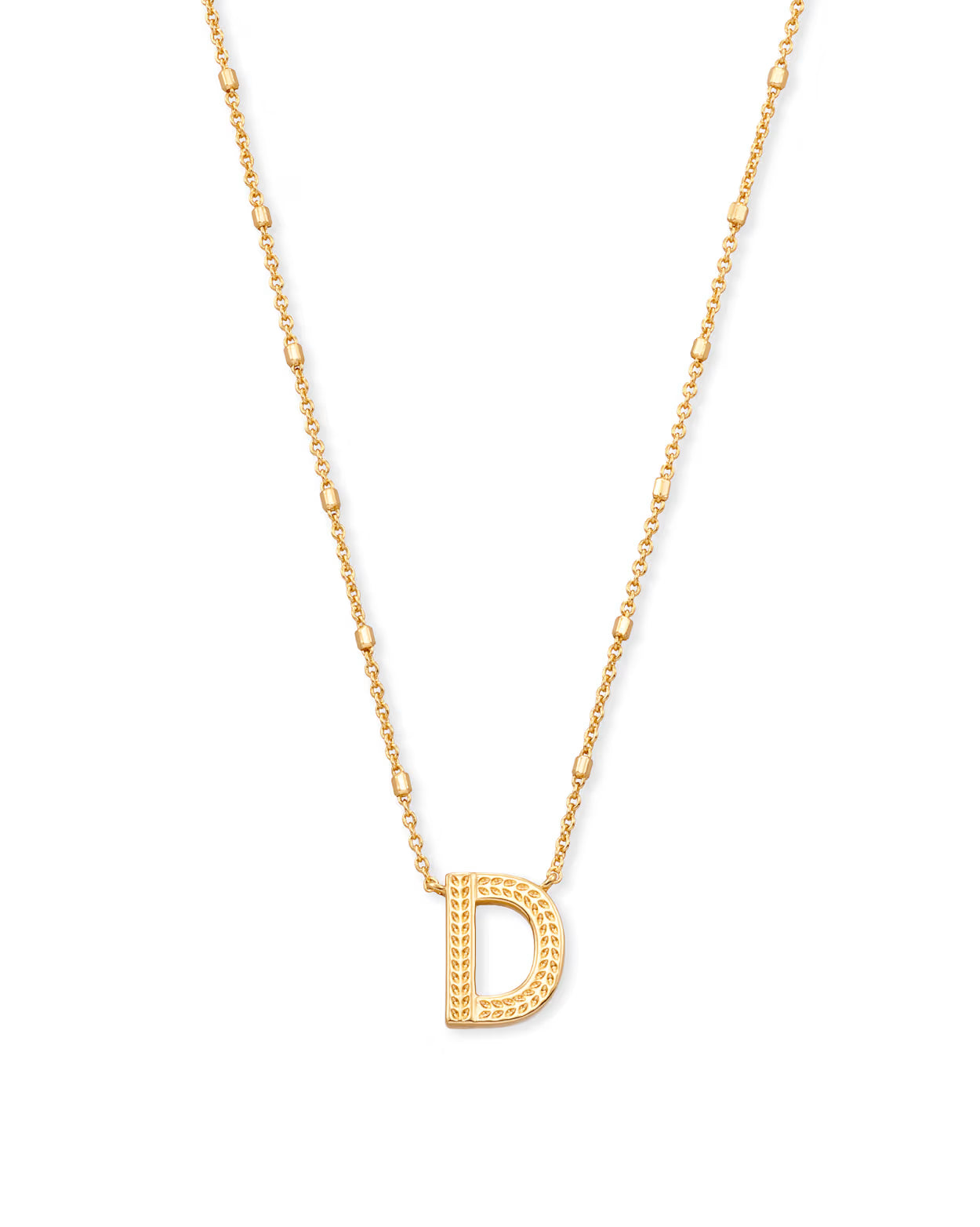 Letter D Pndnt Nck Gold