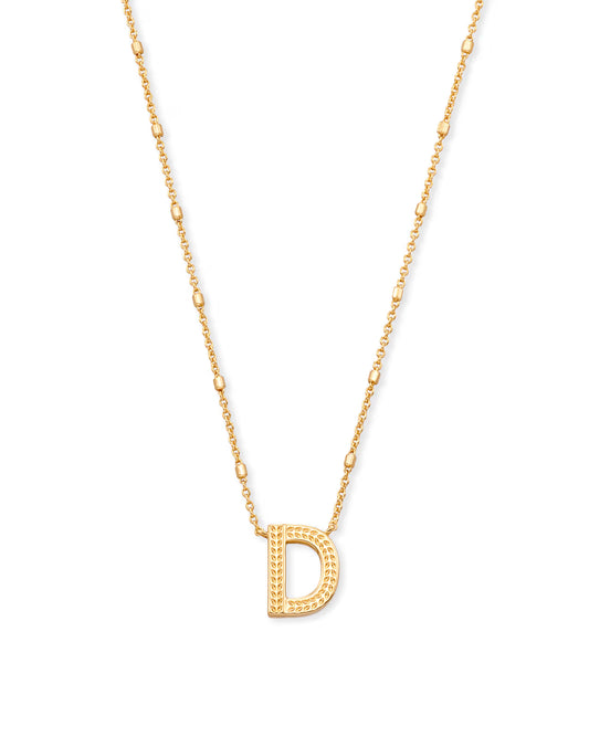 Letter D Pndnt Nck Gold