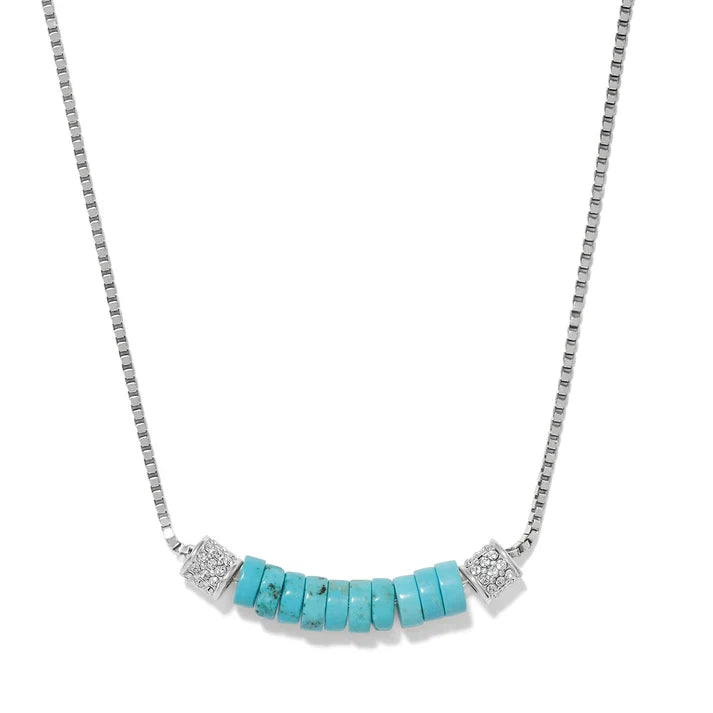 Meridian Petite Station Turquoise Necklace
