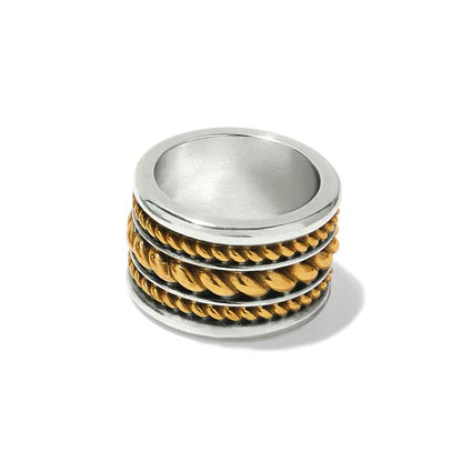 MONETE WIDE RING