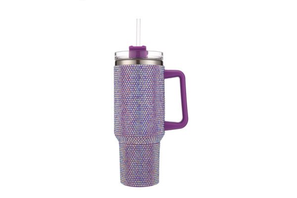 Bling Tumbler w Handle 40oz