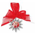 SILVER SNOWFLAKE ORTAMENT