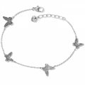 Solstice butterfly anklet