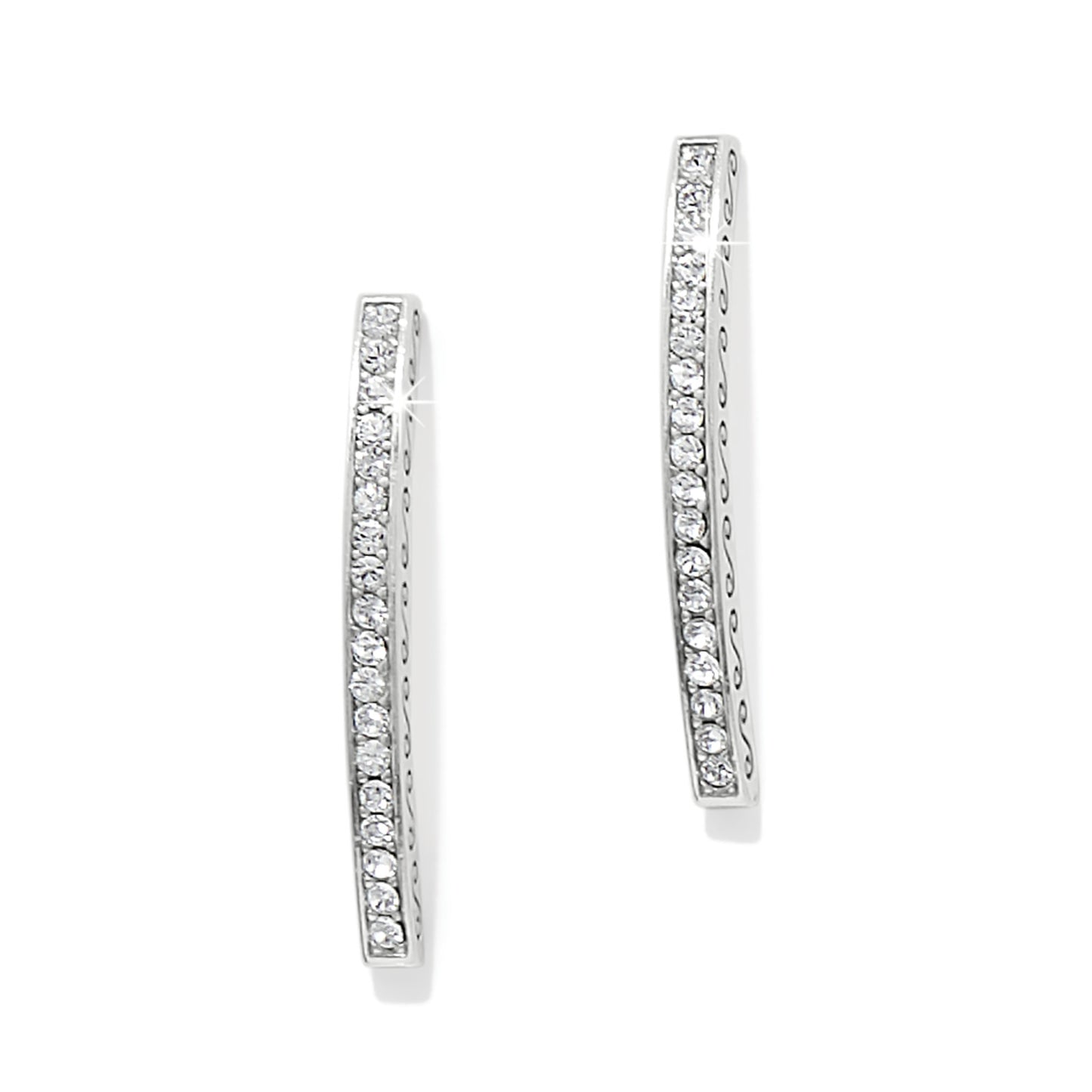 MERIDAIN SLV BAR EARRING