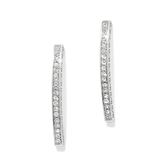 MERIDAIN SLV BAR EARRING