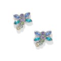 Enchanting Gem Dragonfly Earring