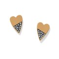Love Messages Higher Love Heart Post Earrings