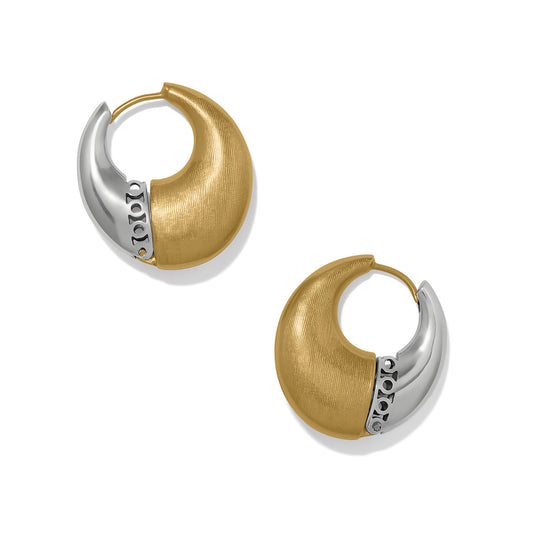 Inner Circle Oval Hoop Earrings