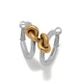 interlock single knot 2tone hoop