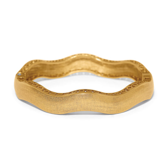 Inner Circle Wide Hinged Bangle